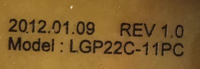 FUENTE PARA TV LG / NUMERO DE PARTE EAY62609502 / LGP22C-11PC / 62609502 / PANEL LC215EXE (SG)(A1) / MODELO 22LX570M-AU.BUSHLJM	 - Imagen 3